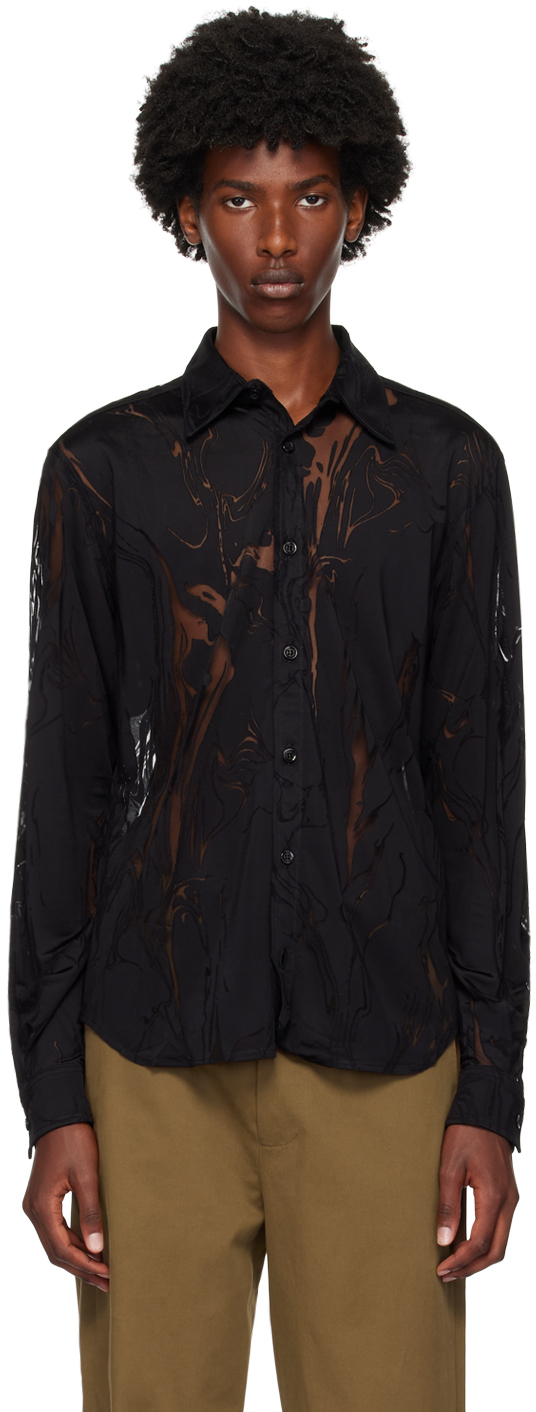 Black Marbled Devoured Shirt