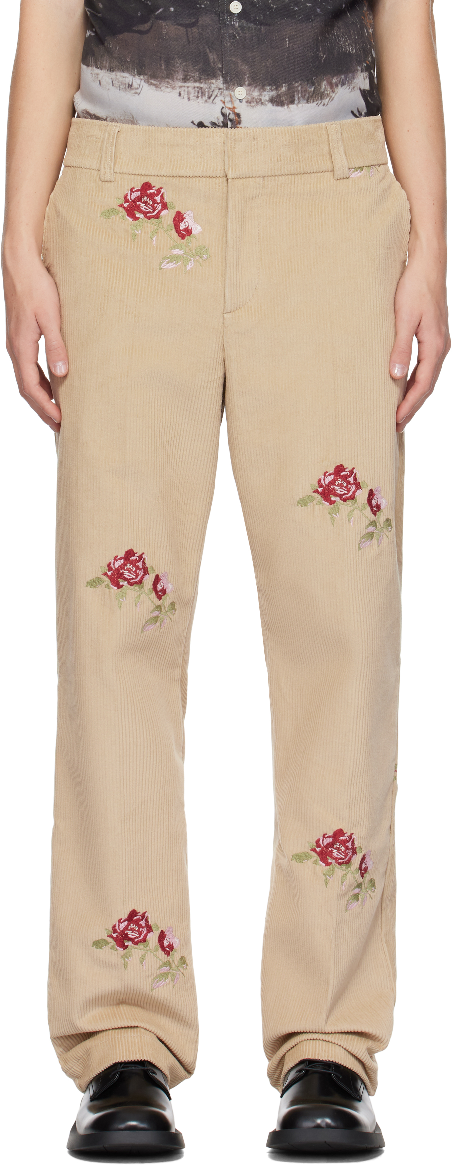 Beige Everet Trousers