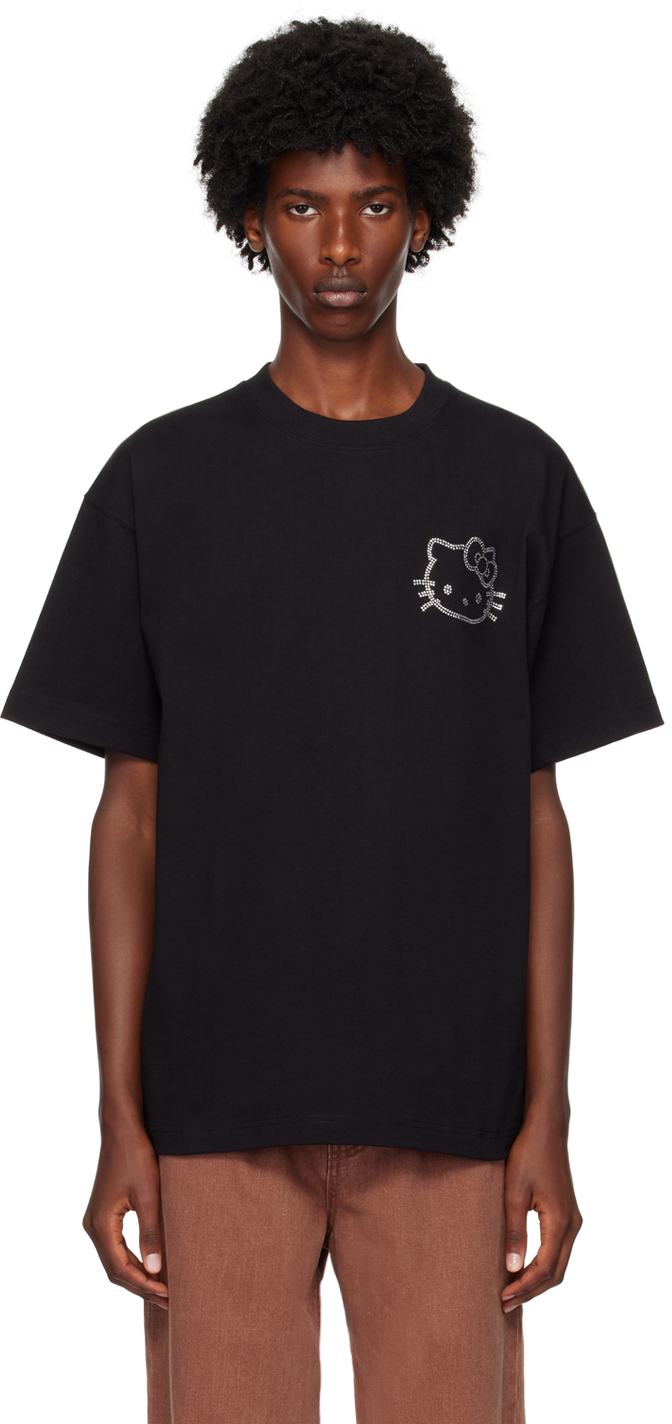 【関税込み】Soulland ブラック HK Logo Kai Tシャツ Soullandのブラック HK Logo Kai Tシャツがセール中