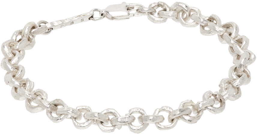 Shop Pearls Before Swine Silver Lifv Bracelet In 925 Silver