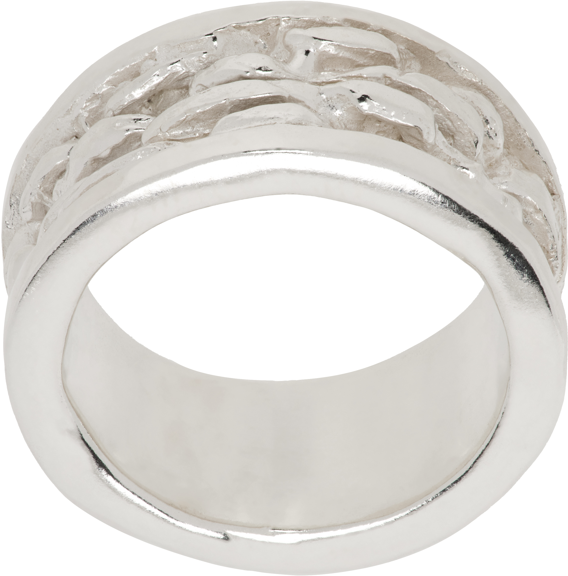 PEARLS BEFORE SWINE SILVER MURO RING 