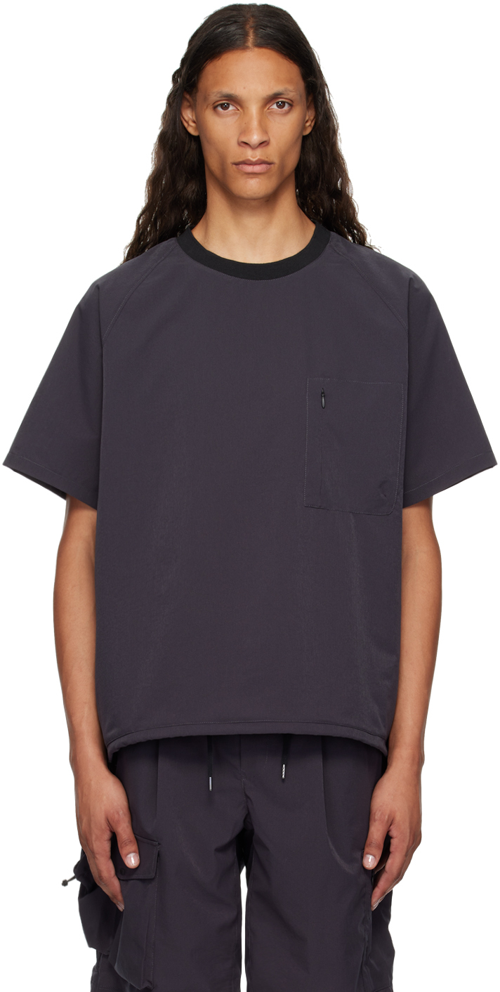 Shop Nanga Black Dot Air Comfy T-shirt In Blk