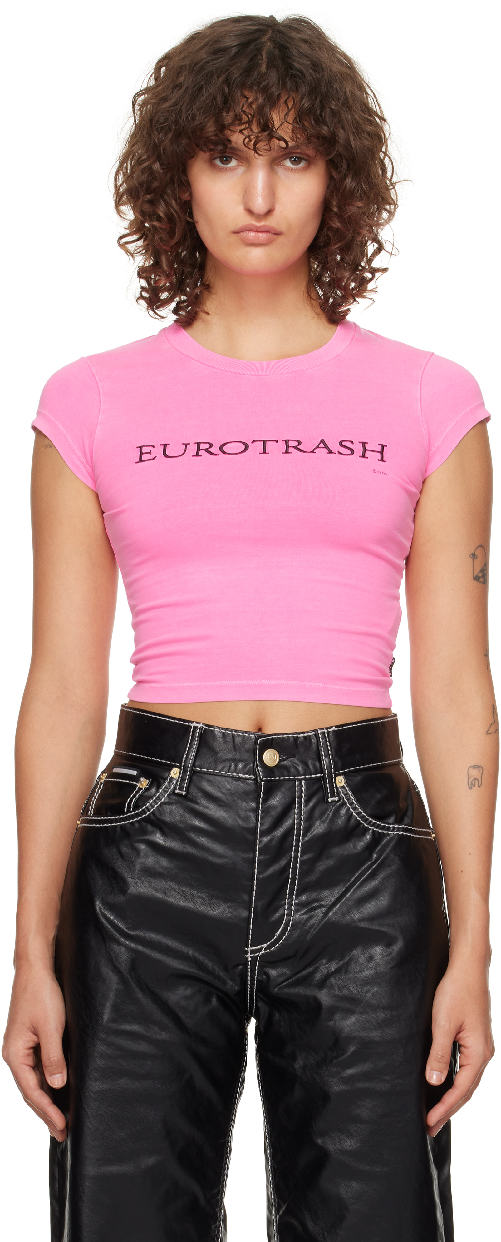 Eytys Pink Zion T-shirt In Fuscia