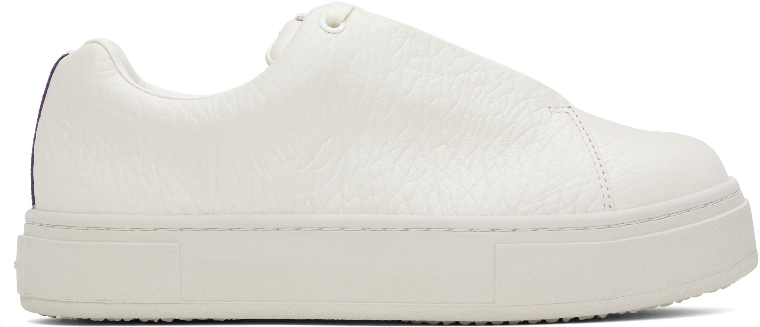 Shop Eytys White Doja Sneakers In Tumbled White