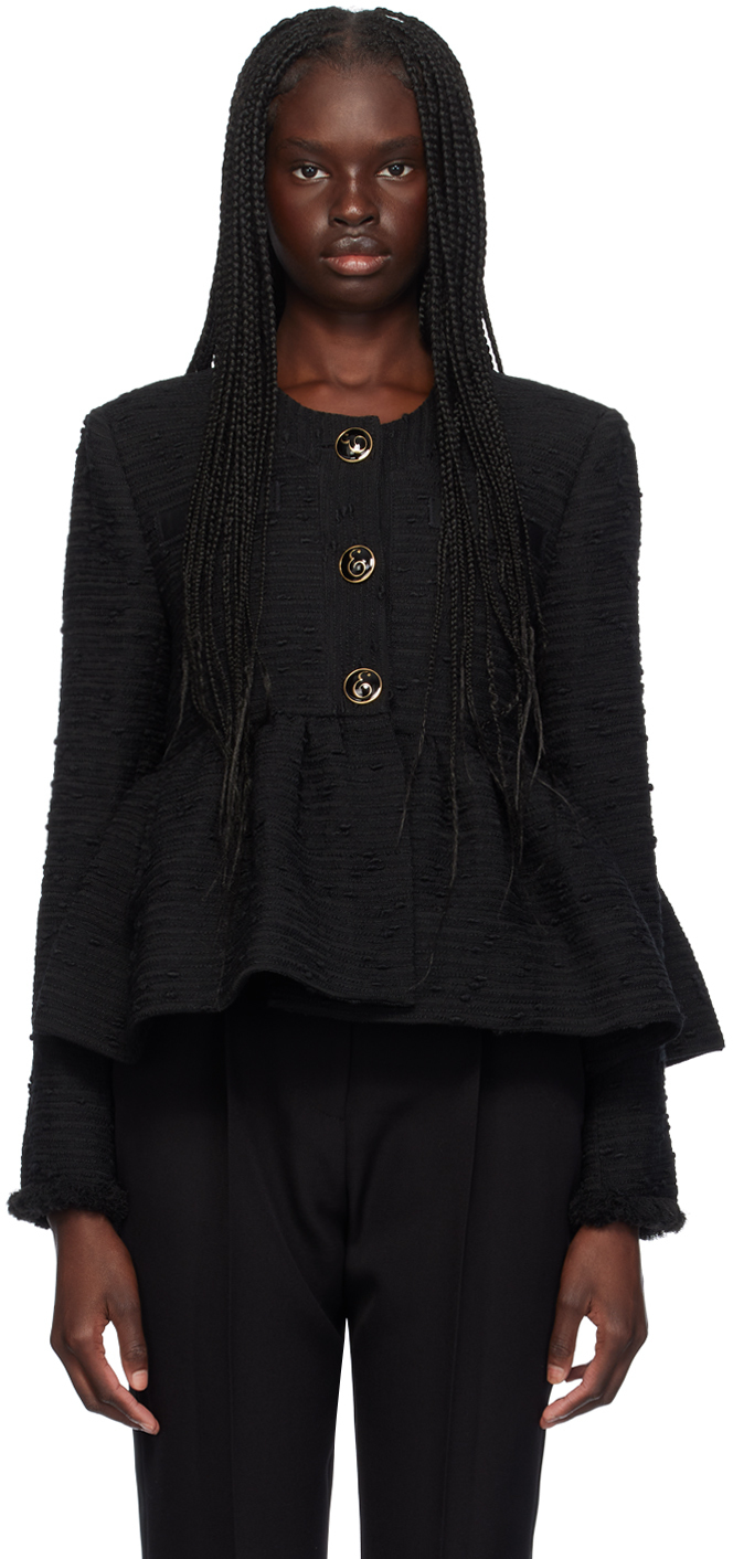 Black Peplum Jacket