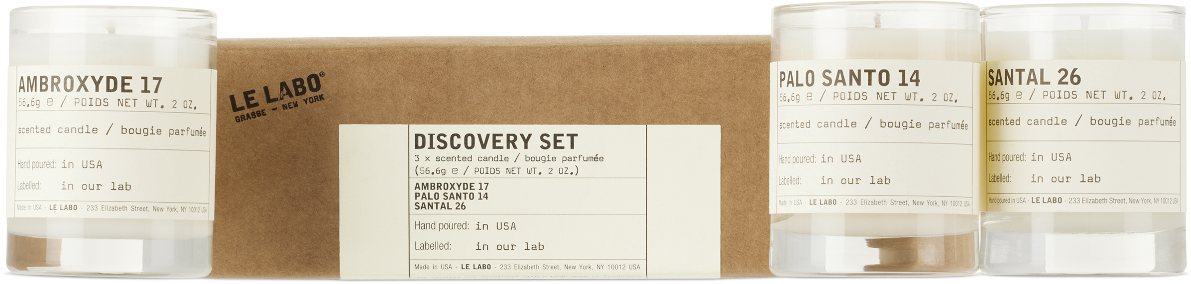 Le Labo Candle Discovery Set In N/a