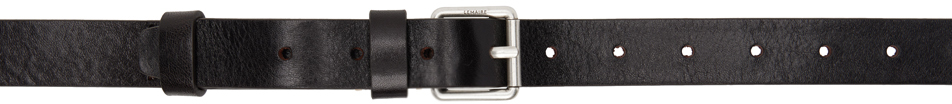 Shop Lemaire Brown Reversed 25 Belt In Br449 Dark Brown