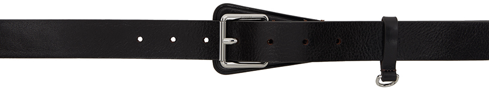 Shop Lemaire Brown Military 30mm Belt In Br449 Dark Brown