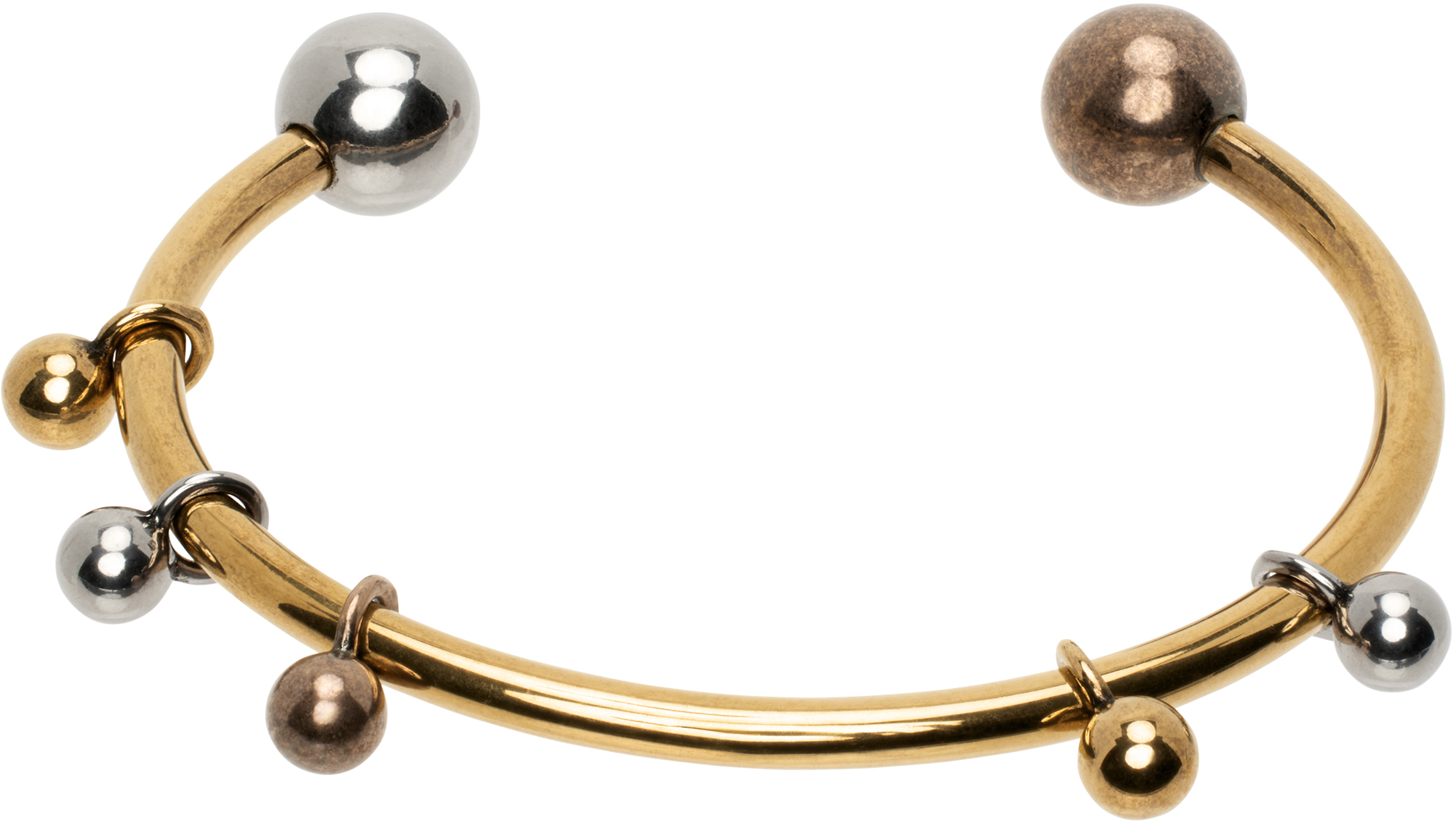 Gold & Silver Rattle Bracelet