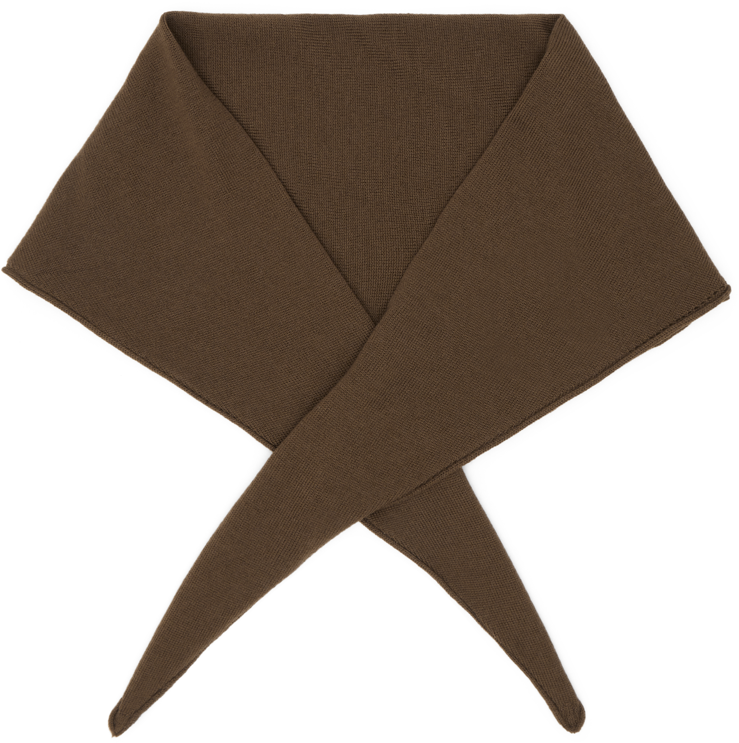 Brown Small Losange Scarf by LEMAIRE on Sale