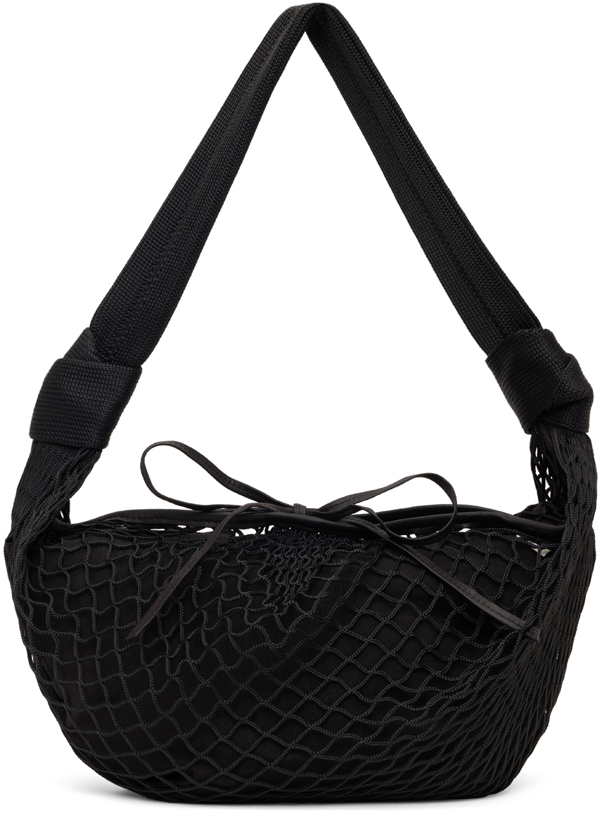 LEMAIRE: Black FILT Edition Fortune Croissant Bag | SSENSE
