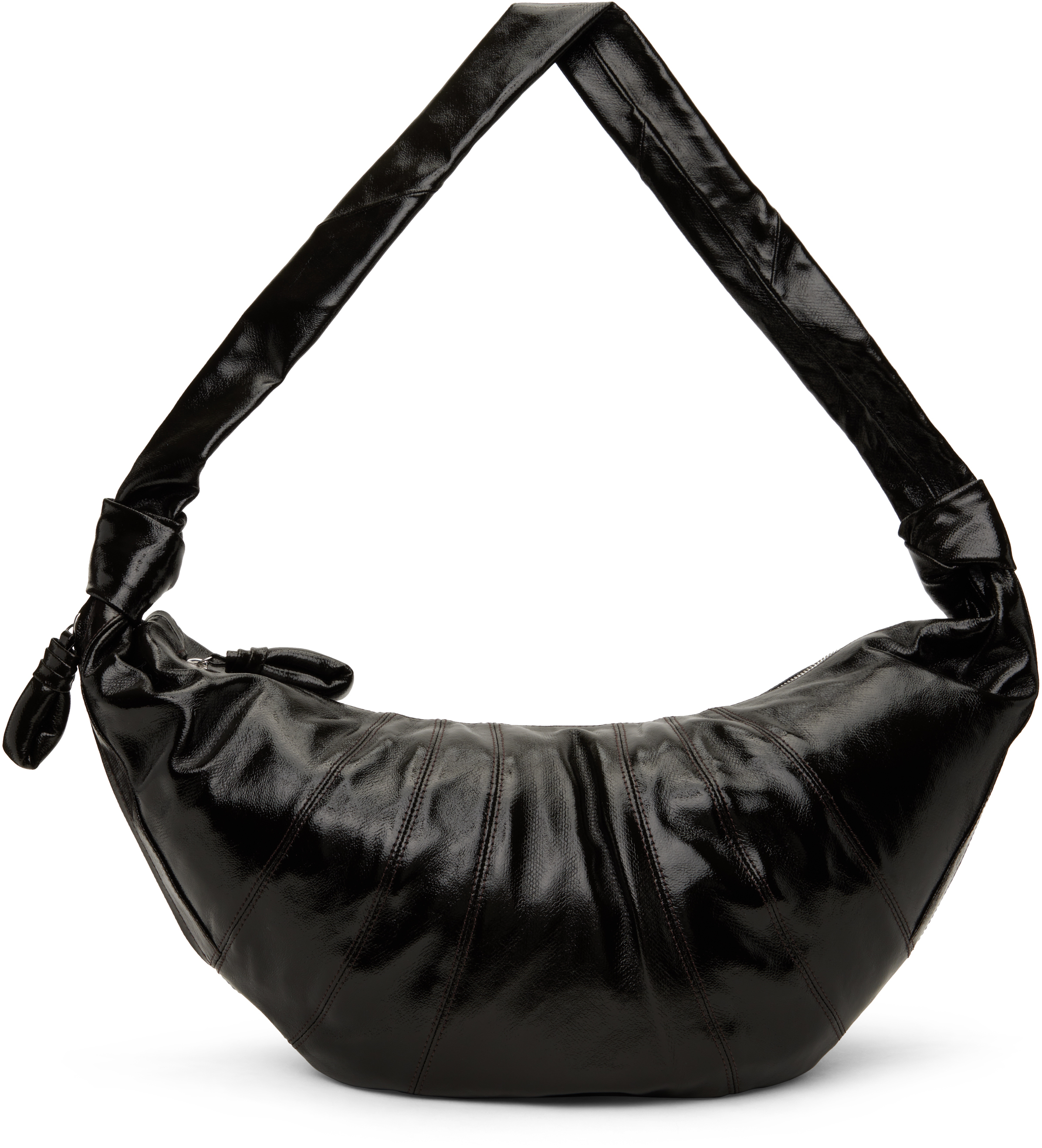 Shop Lemaire Brown Large Croissant Bag In Br477 Truffle