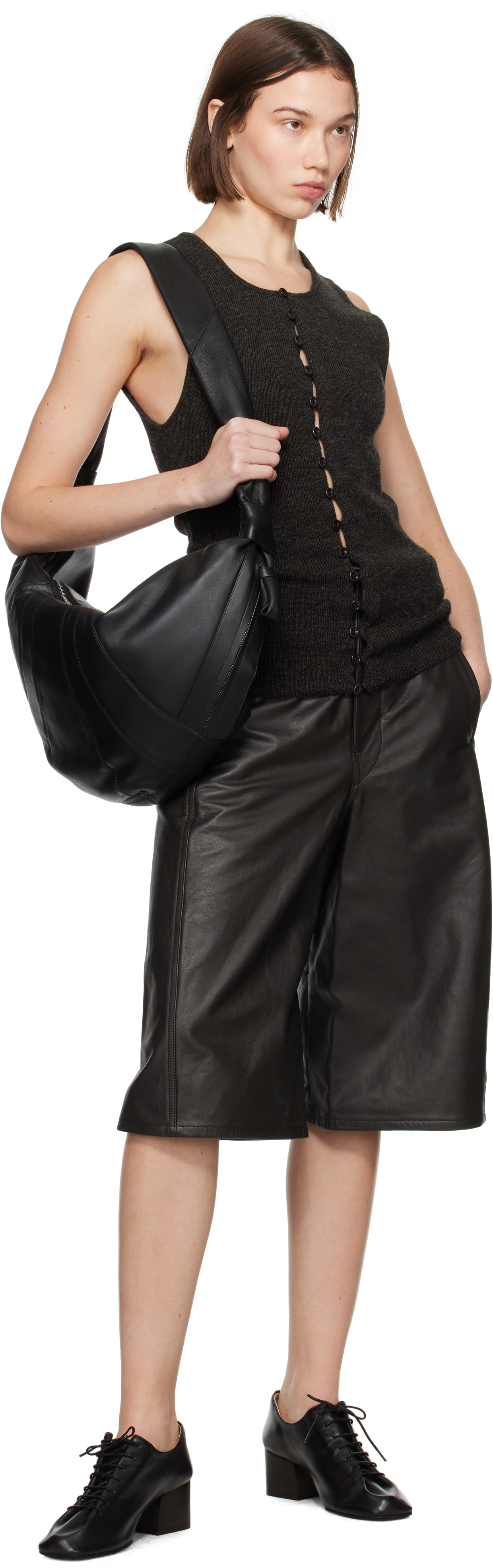 Lemaire Weste Aus Einem Wollgemisch In Br507 Dark Espresso
