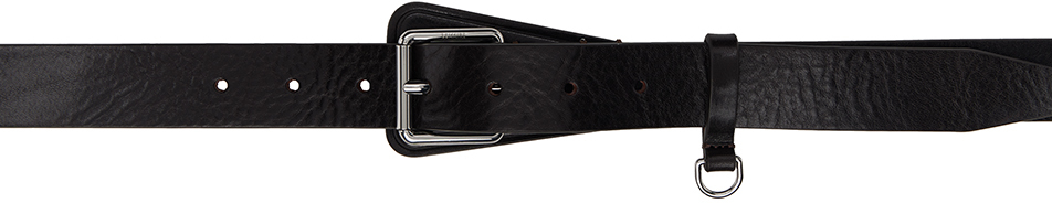 Shop Lemaire Brown Military 30mm Belt In Br449 Dark Brown