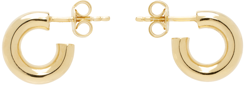 Gold Extra Small Classic Hoop Earrings