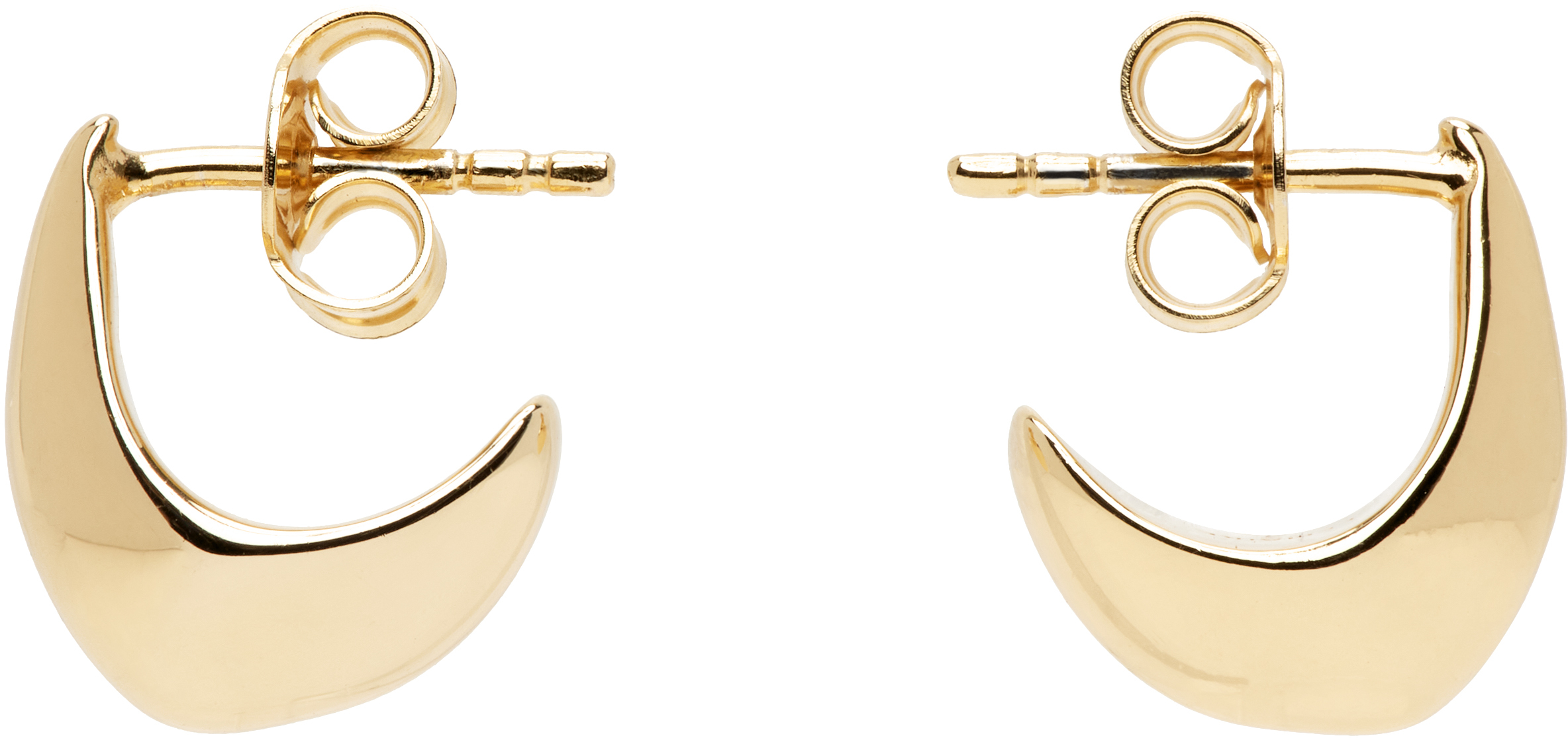 Gold Micro Drop Earrings