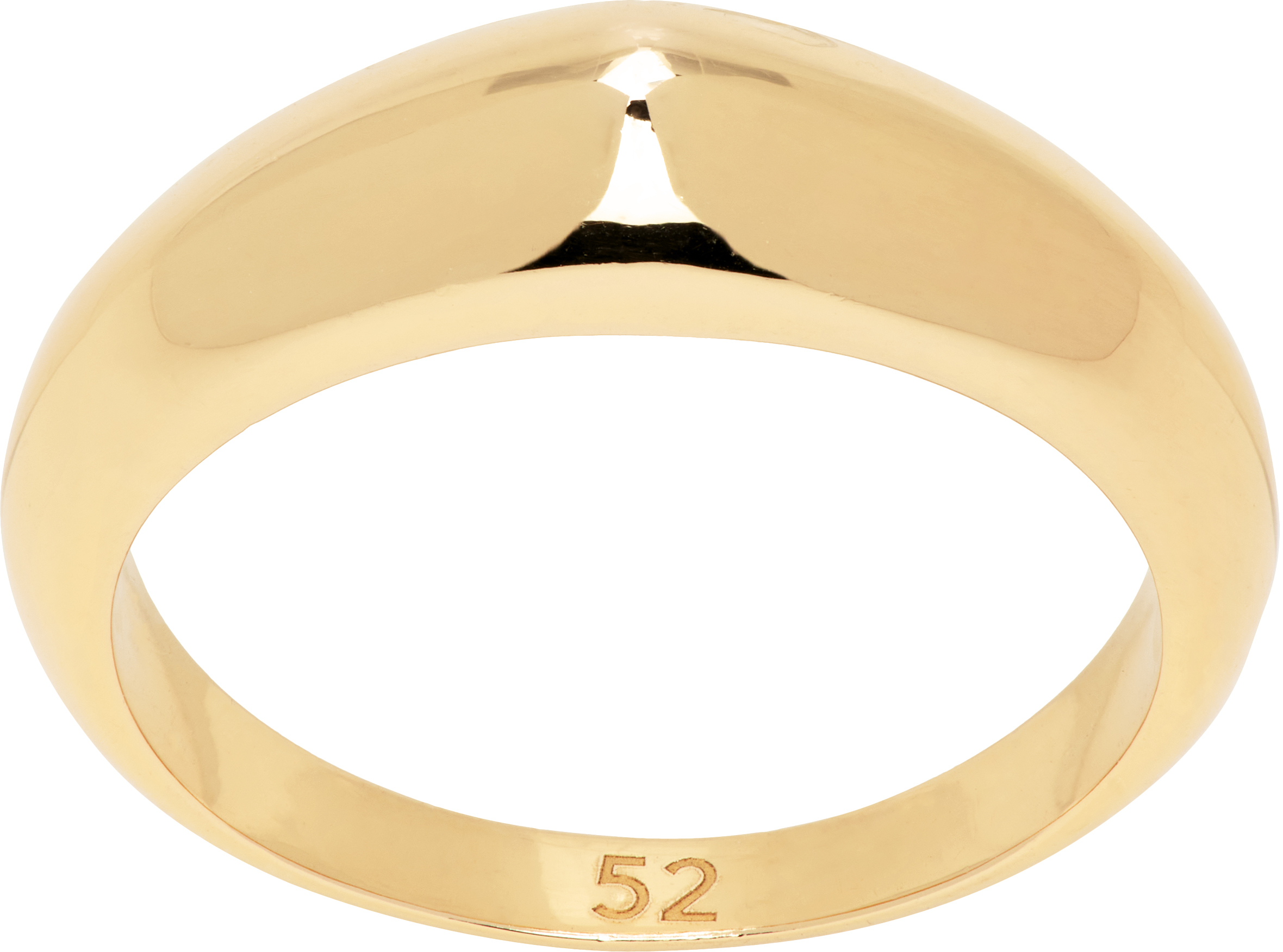 Lemaire Gold Drop Ring In Ye545 Gold