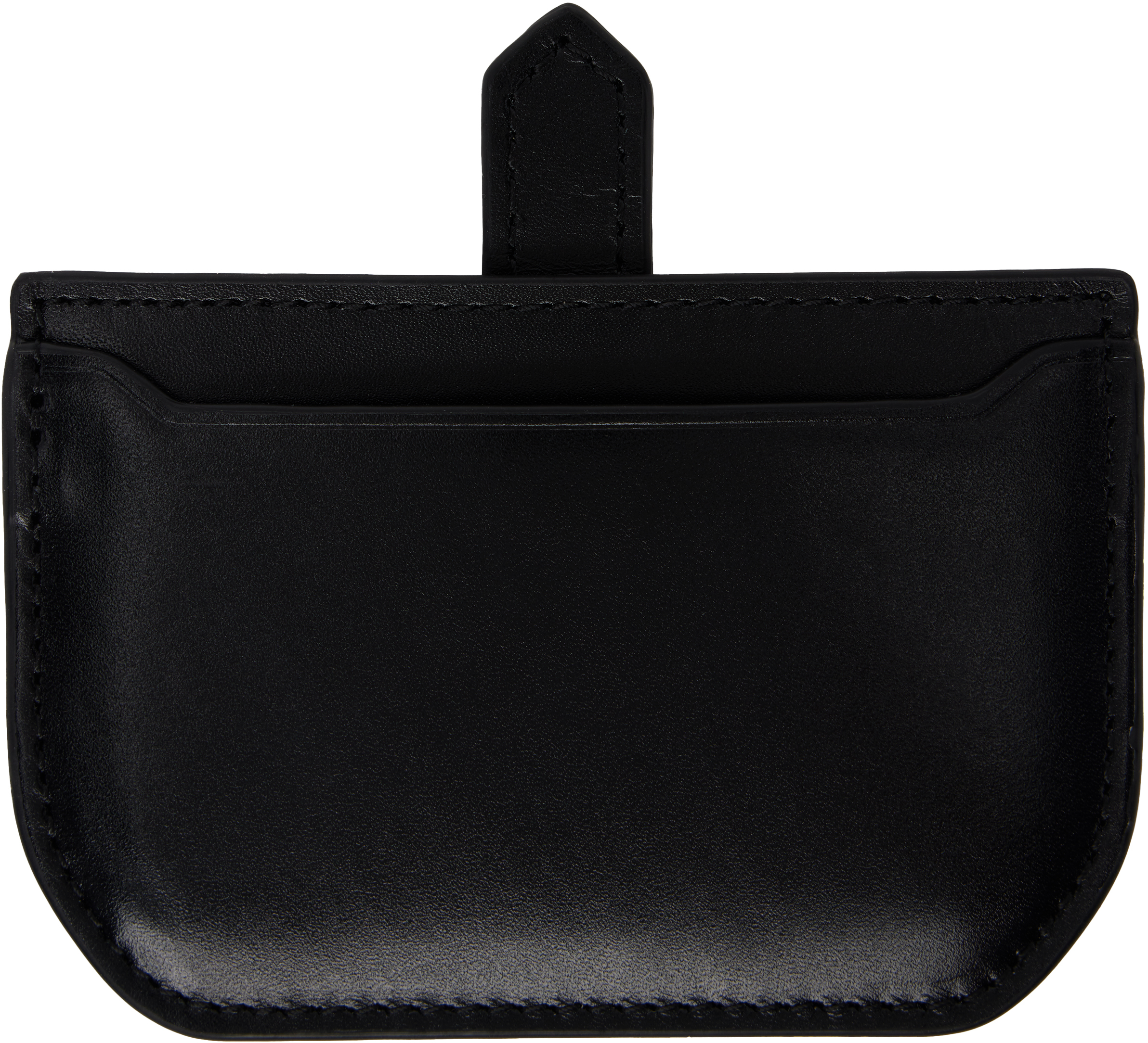 Lemaire Black Calepin Mirror & Card Holder In Bk999 Black