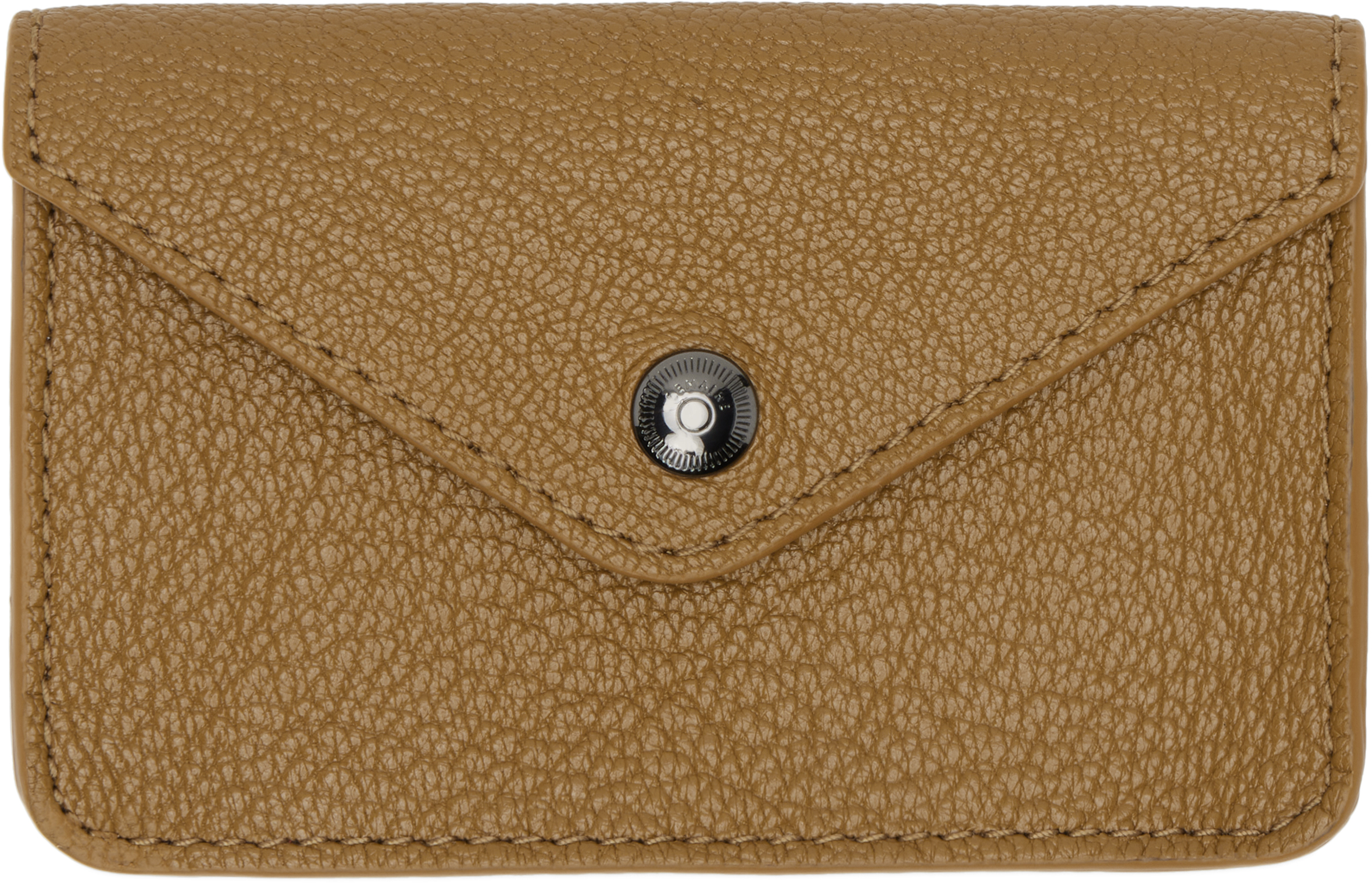 Lemaire Tan Enveloppe Coin Pouch In Brown