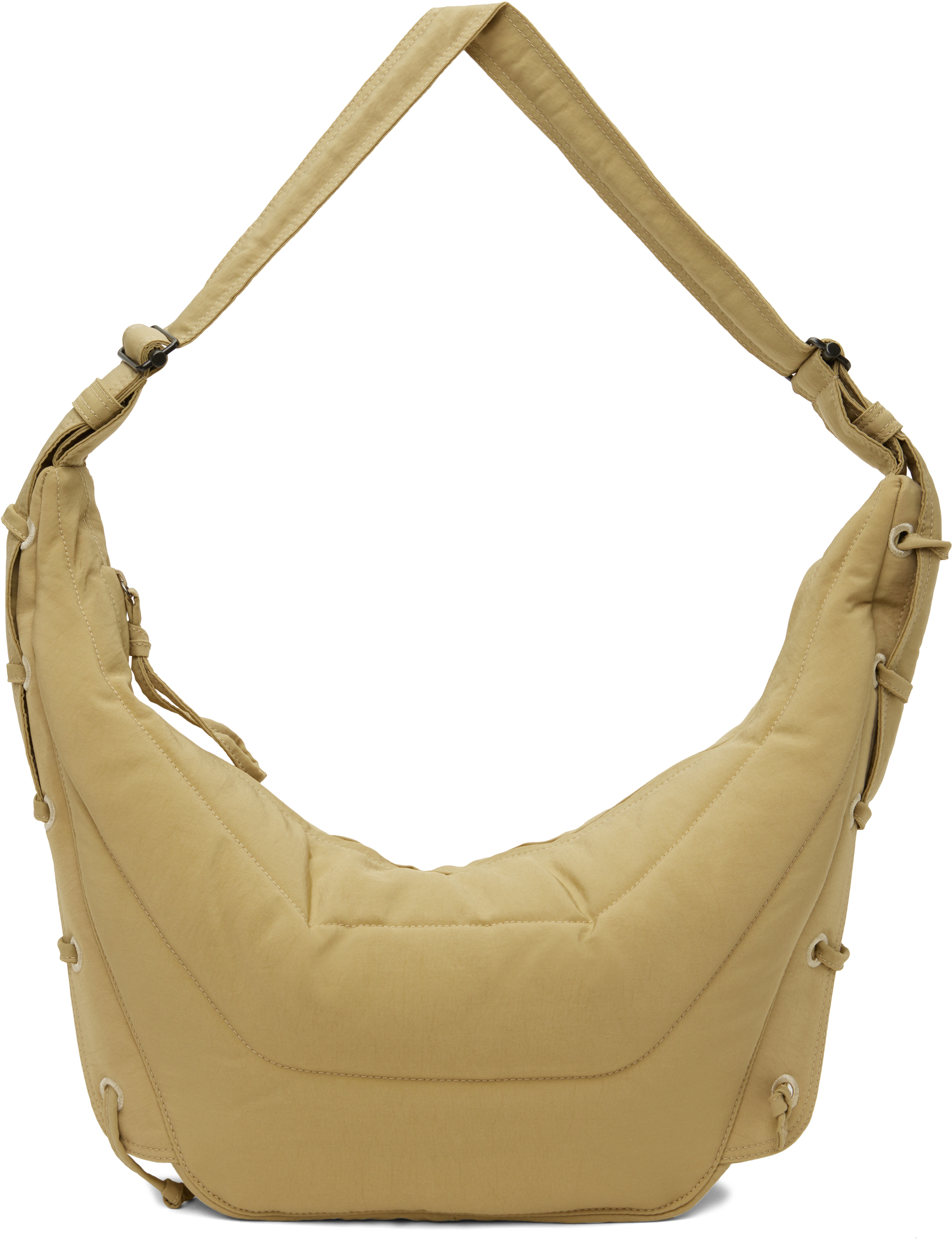 Shop Lemaire Beige Medium Soft Game Bag In Gr602 Dusty Sage