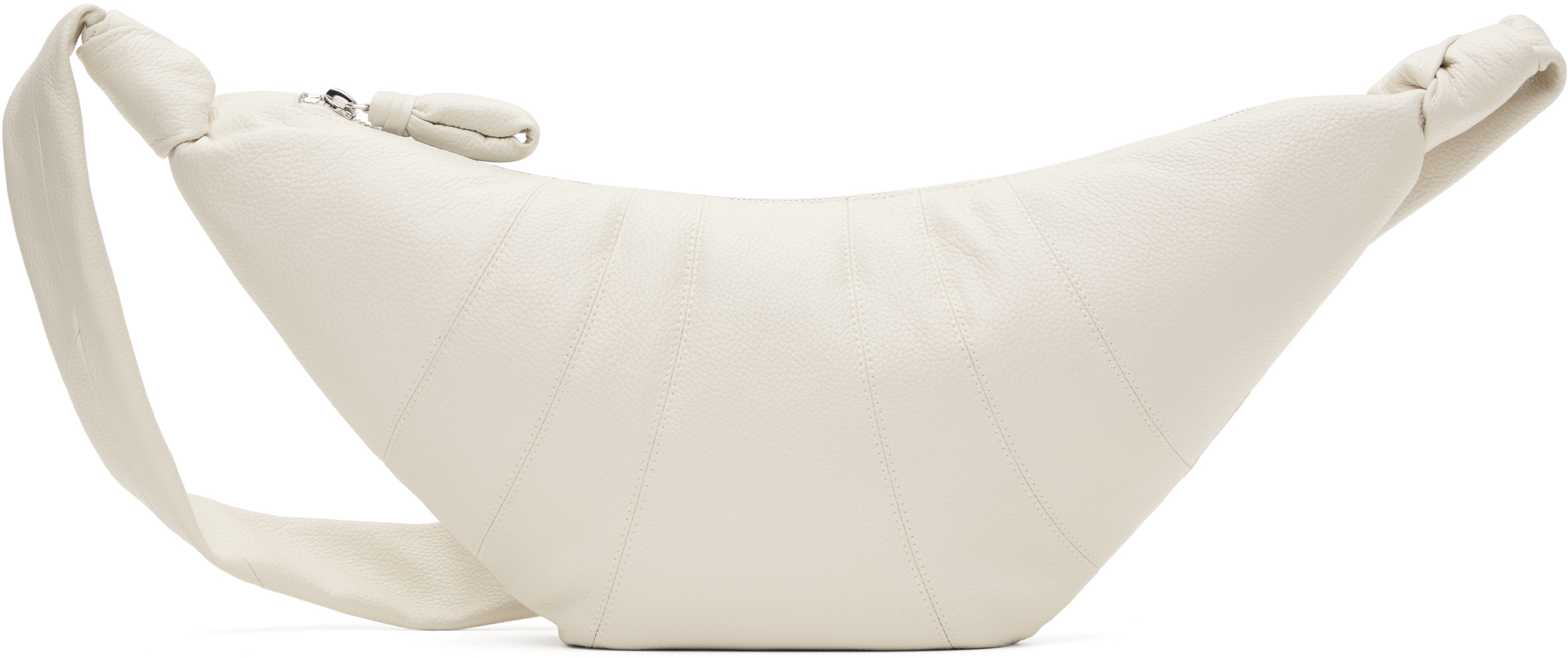 Chalk Large Croissant Bag | LEMAIRE