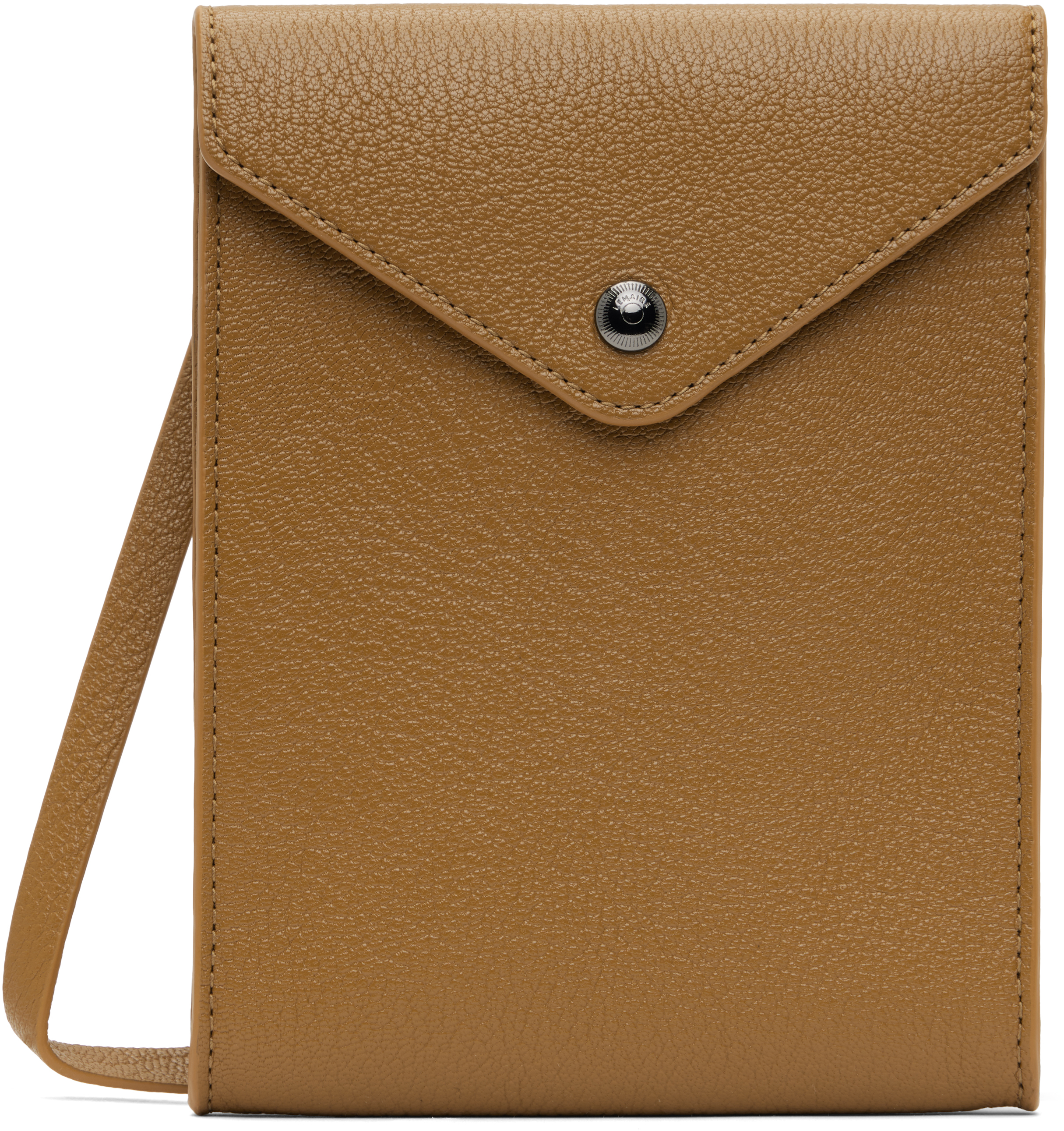 Khaki Enveloppe Strap Pouch