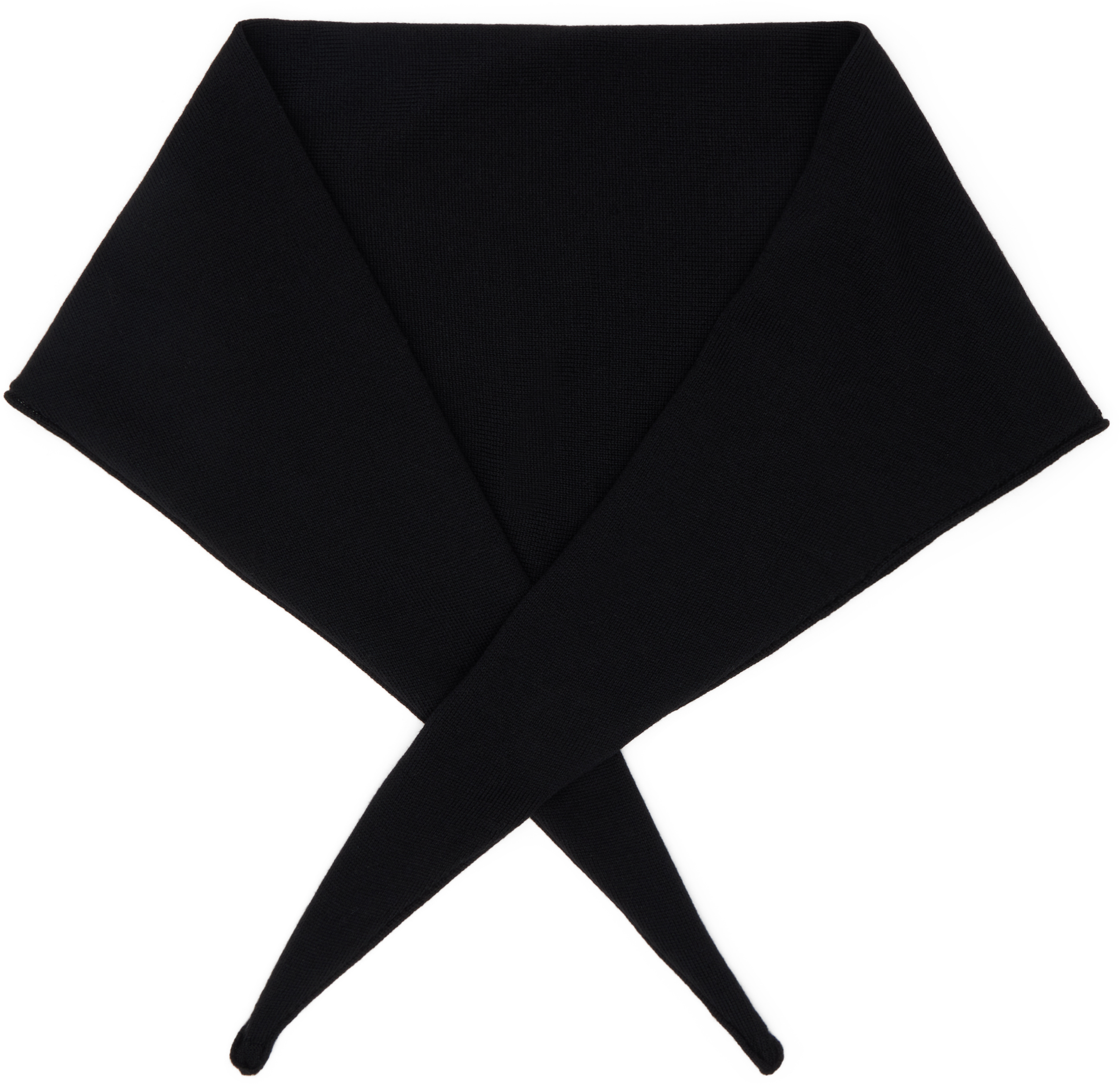 lemaire black small losange scarf