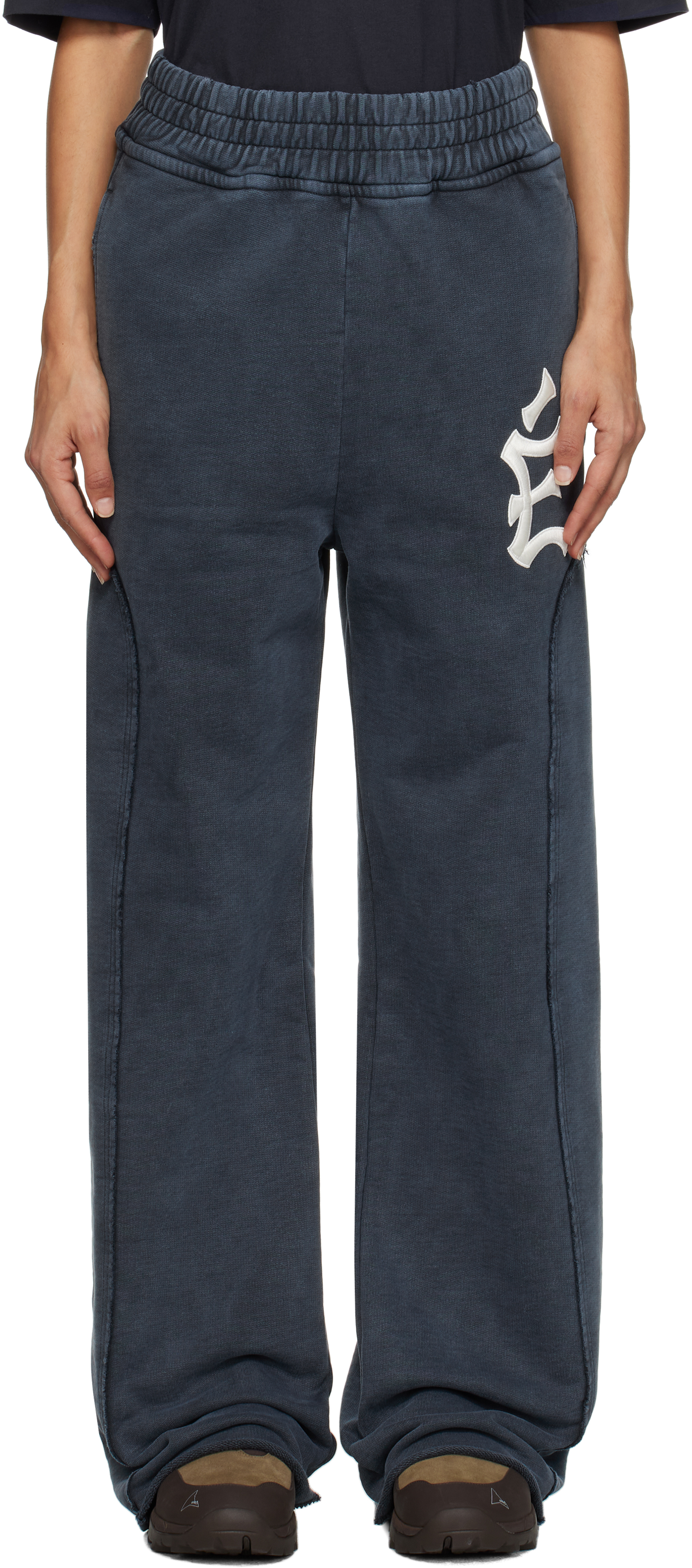 Études Navy 'The City' Loose Sweatpants