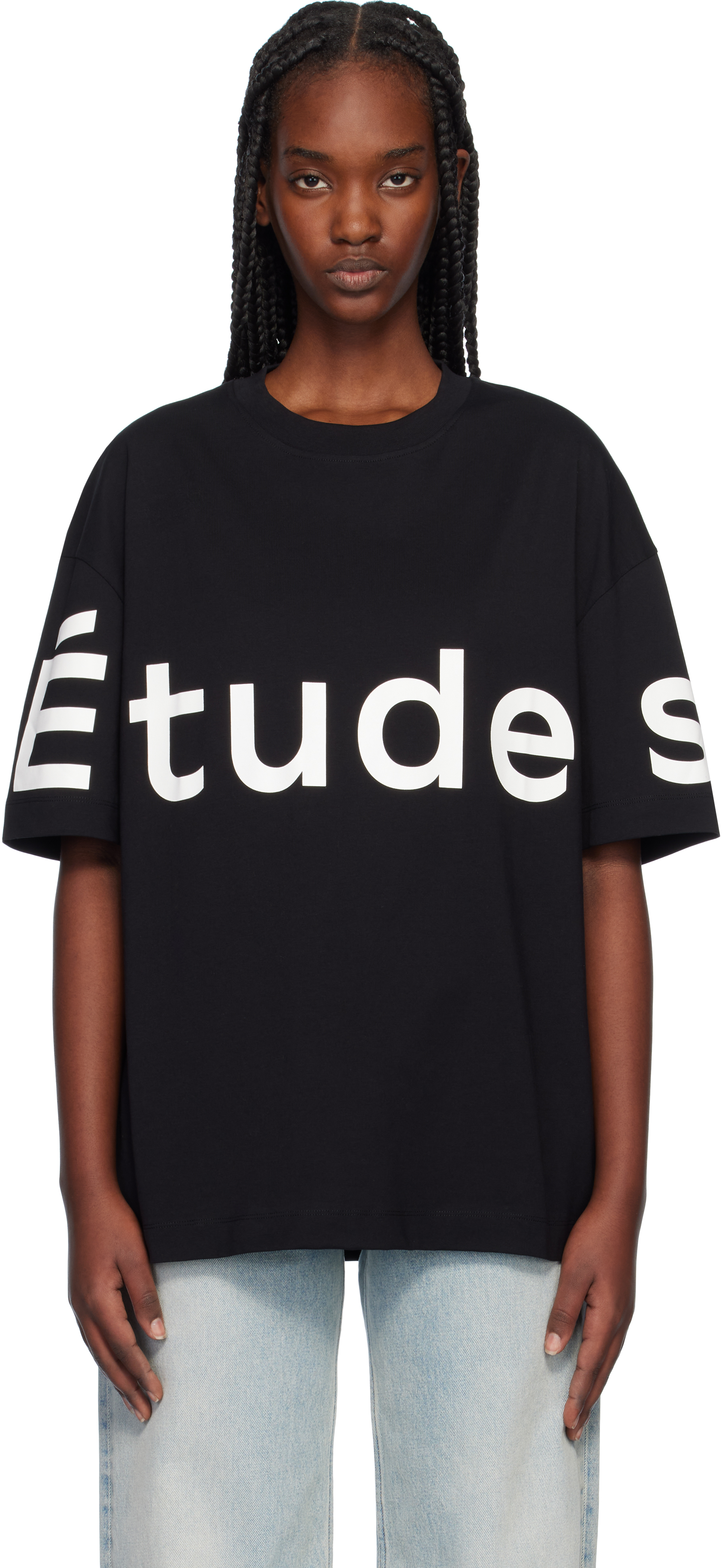 Études Black Big 'Études' Relax T-shirt