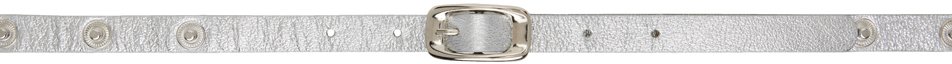 Shop Paloma Wool Silver Snaps Belt In 810 Silver