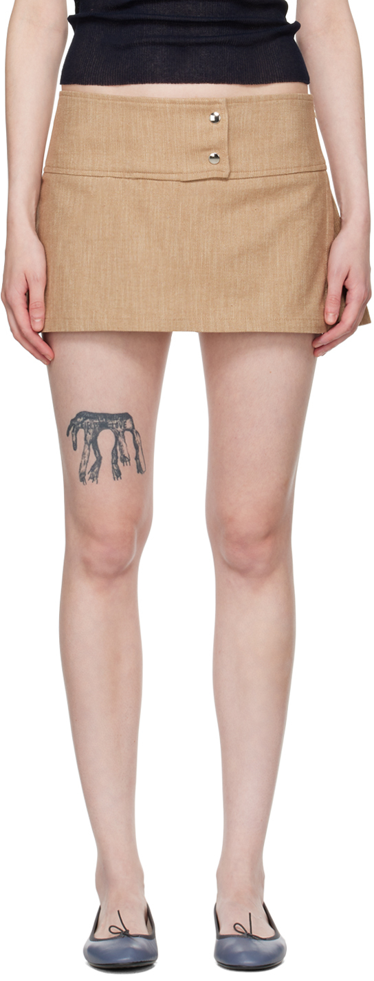 Shop Paloma Wool Beige Souto Skort In 144 Beige