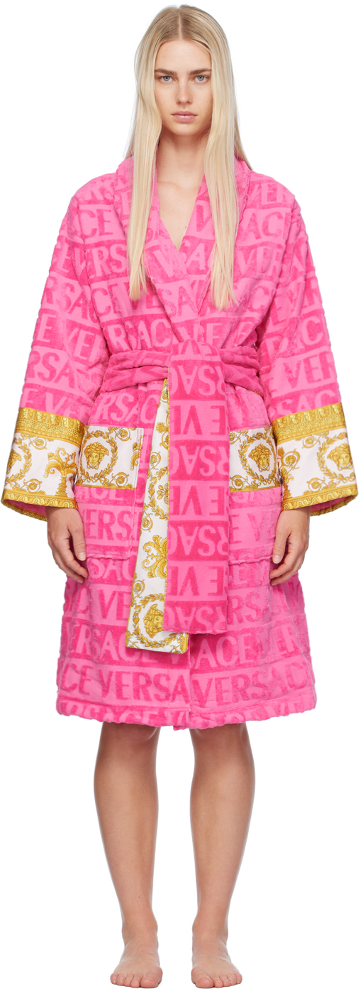 Pink 'I Heart Baroque' Robe