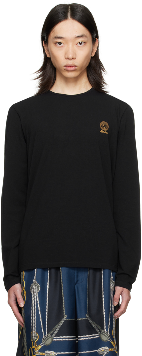 Black Medusa Long Sleeve T-Shirt