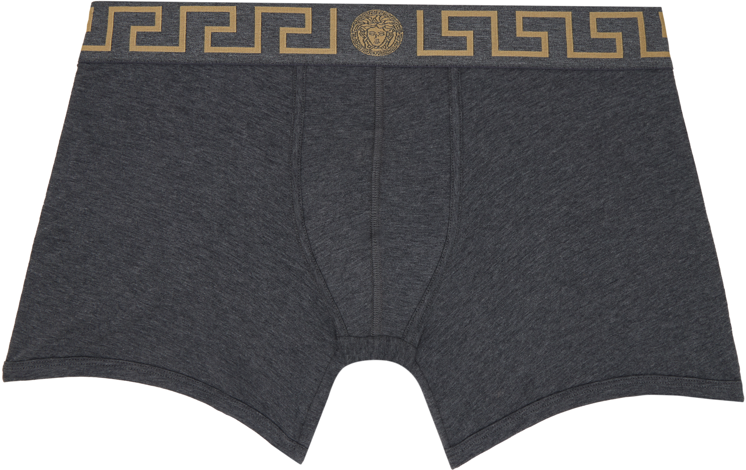 Two-Pack Black Greca Border Boxer Briefs