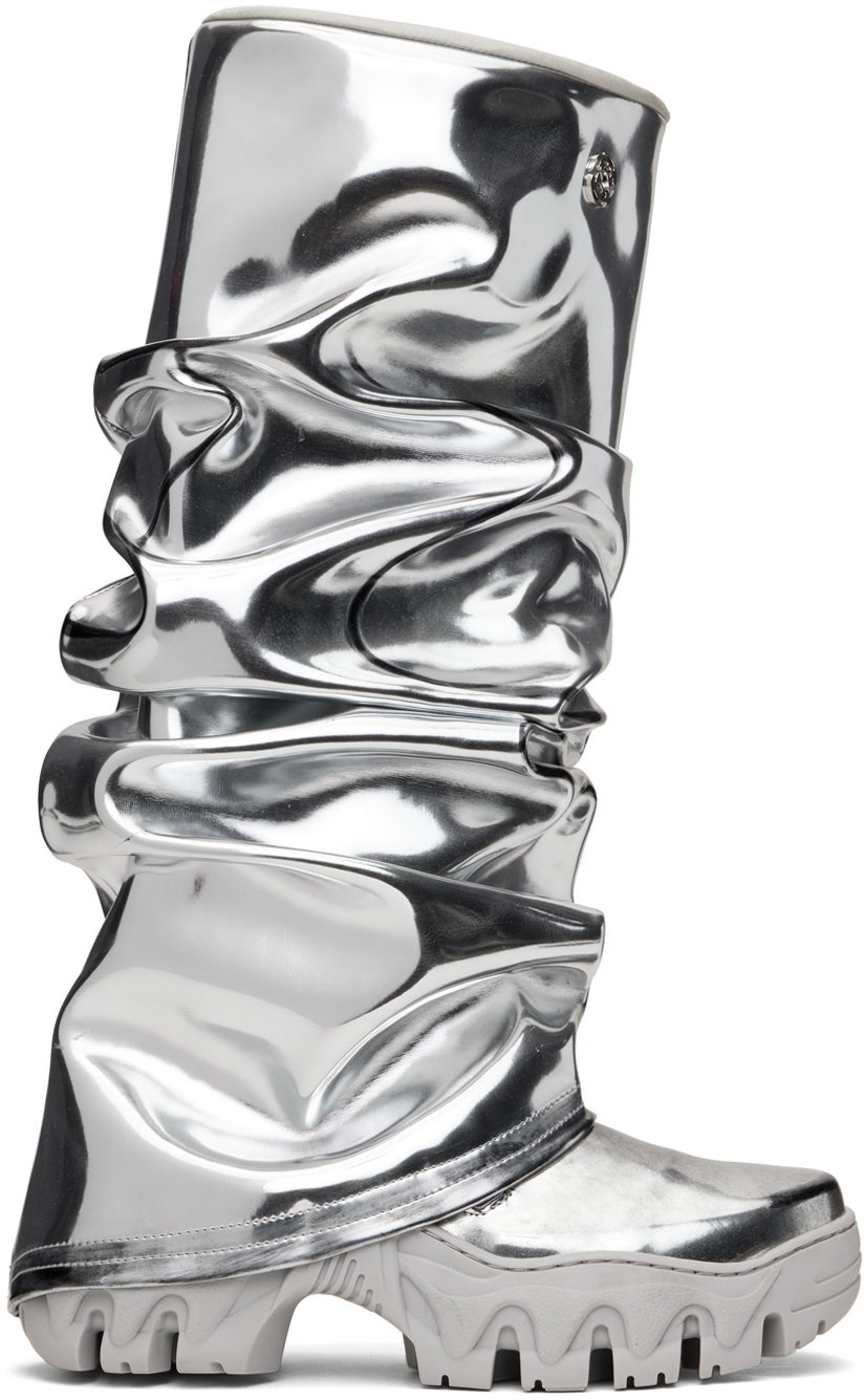 【関税込み】Rombaut シルバー Typhoon ブーツ Typhoon Silver Boots - Rombaut - Footwear – ROMBAUT