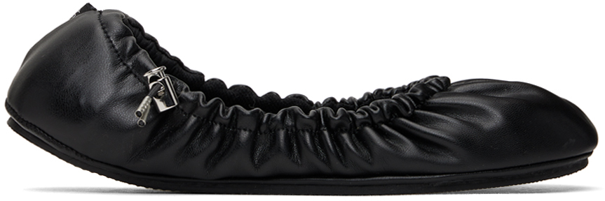 Shop Rombaut Black Aura Ballerina Flats In Black Beyond Leather