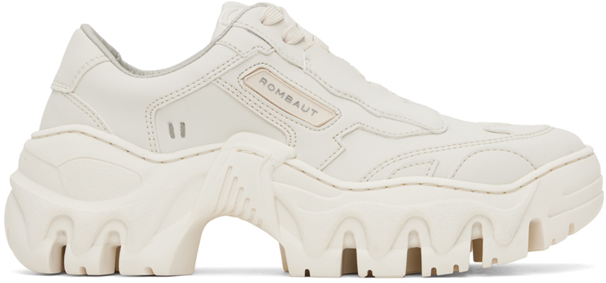 Shop Rombaut Off-white Boccaccio Ii Sneakers In White Rubber