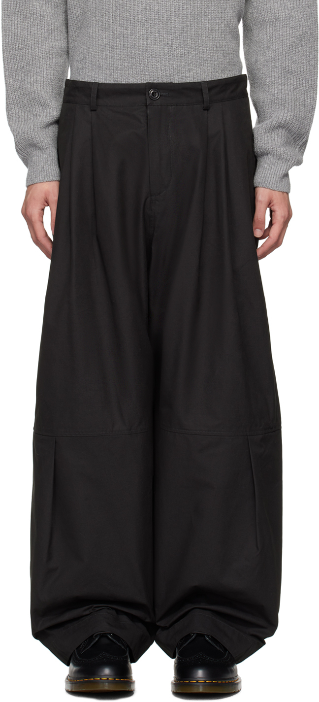 SAGE NATION: Black Zushi Trousers | SSENSE SAGE NATION: Black Zushi Trousers | SSENSE