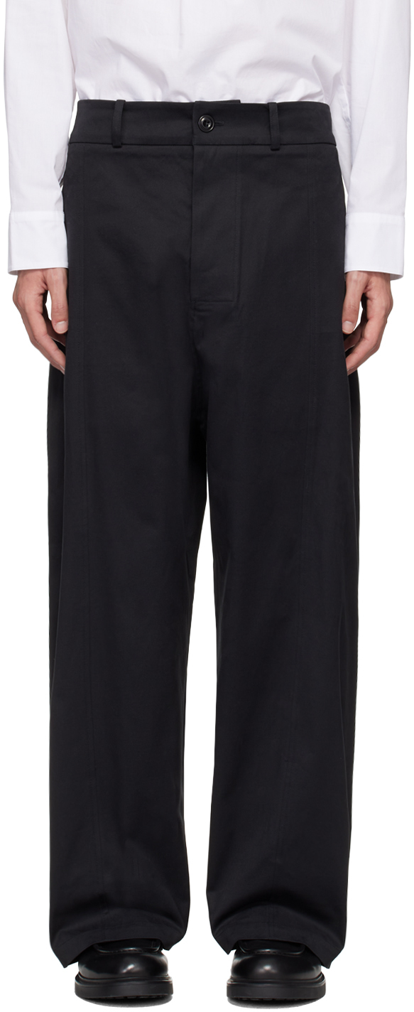 Black Welt Trousers