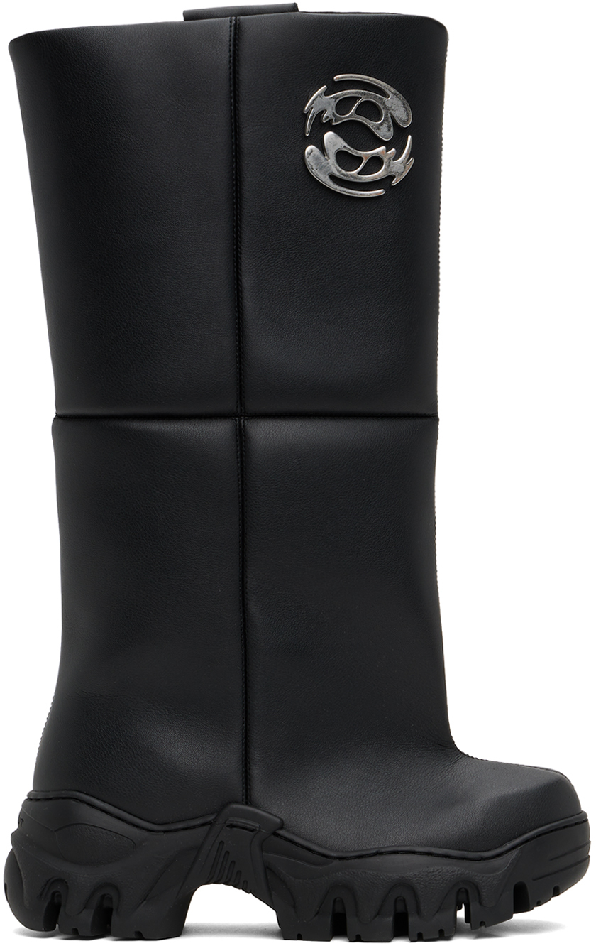 Shop Rombaut Black Blizzard Boots In Black Beyond Leather