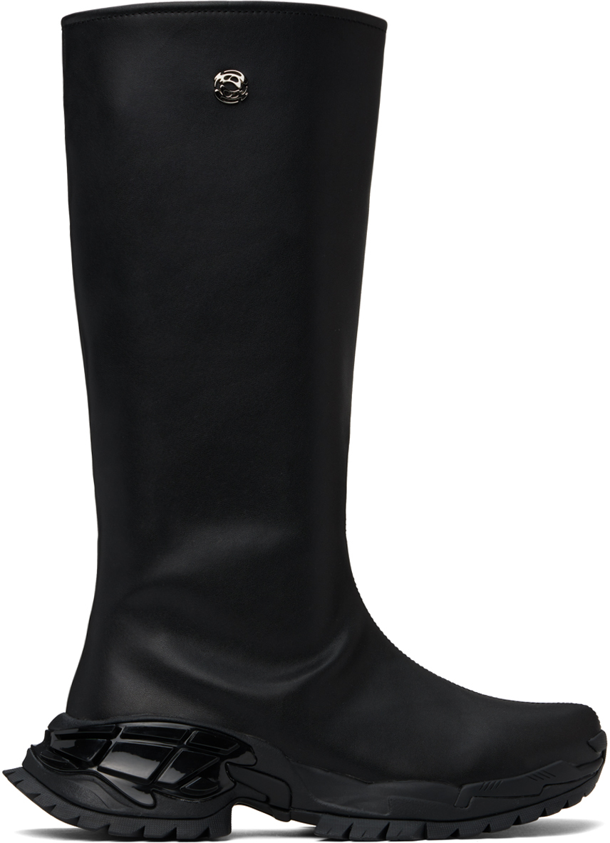 Black Vizor Boots