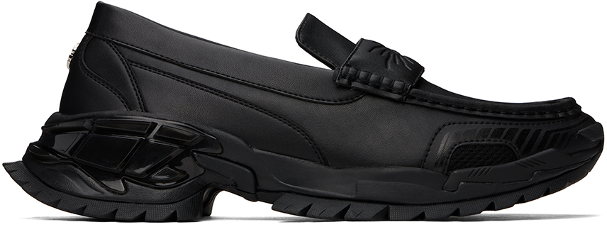 Shop Rombaut Black Healer Loafers In Black Beyond Leather