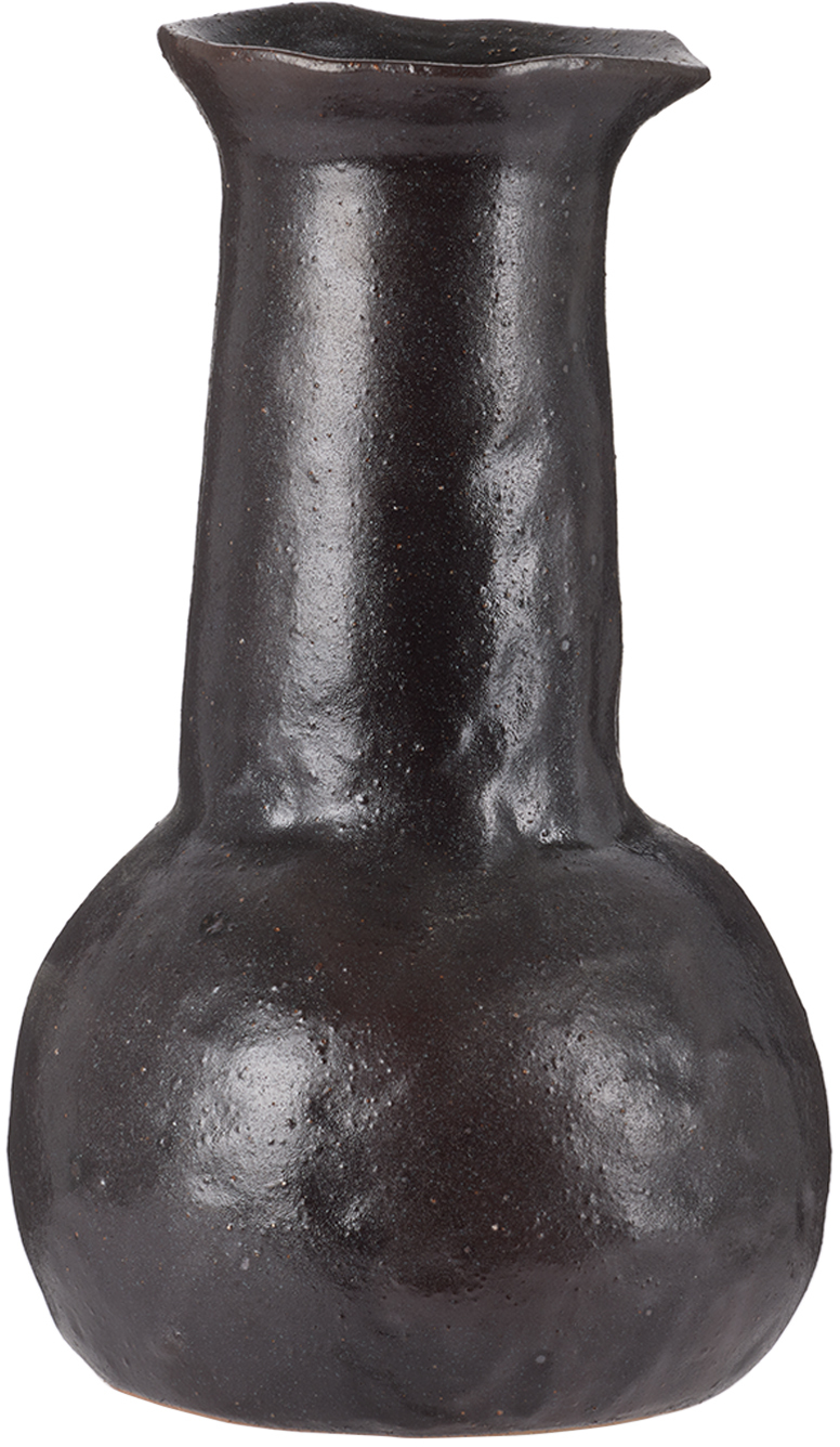 FERM LIVING BROWN LARGE DORO VASE