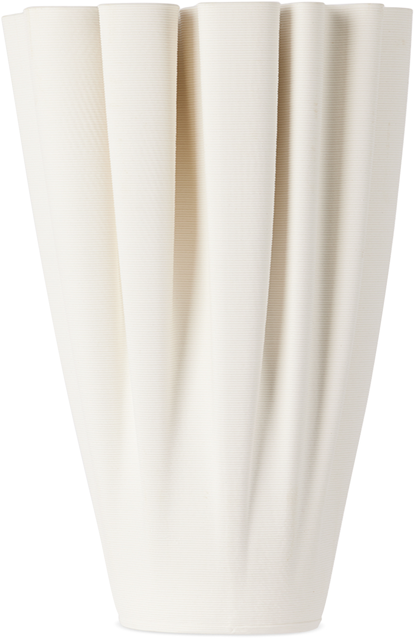 Ferm Living Off-white Dedali Vase