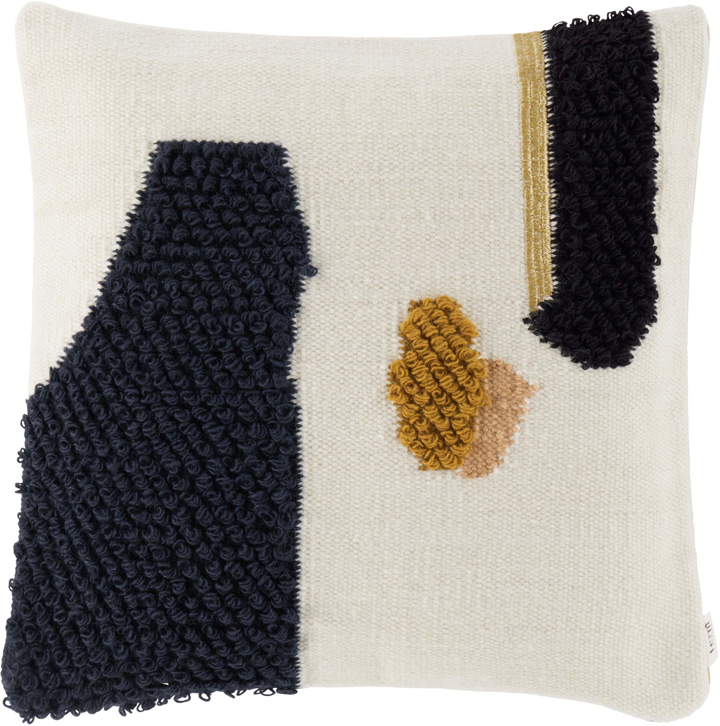 FERM LIVING OFF-WHITE LOOP CUSHION