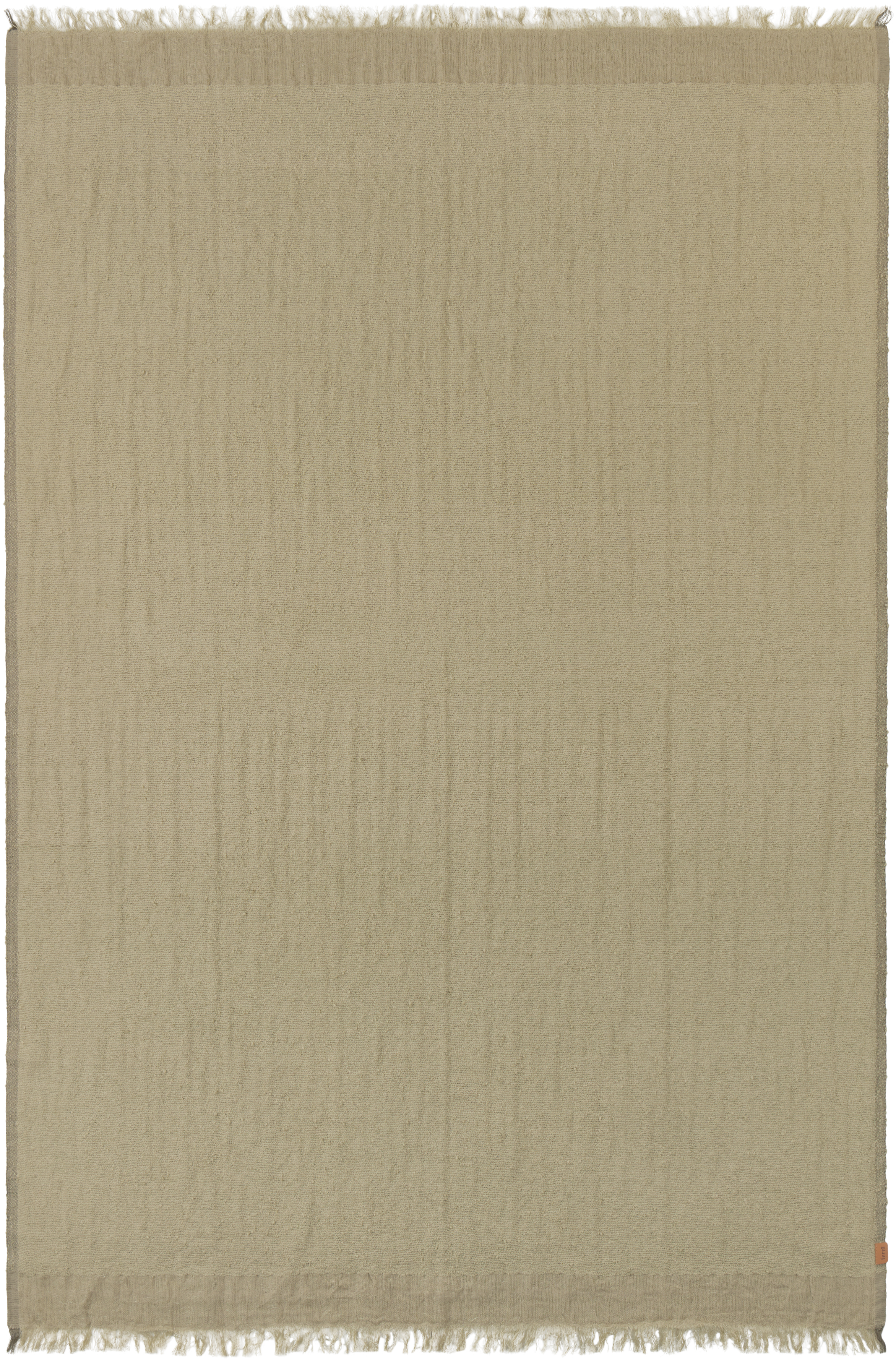 Ferm Living Green Weaver Throw In Grey Green