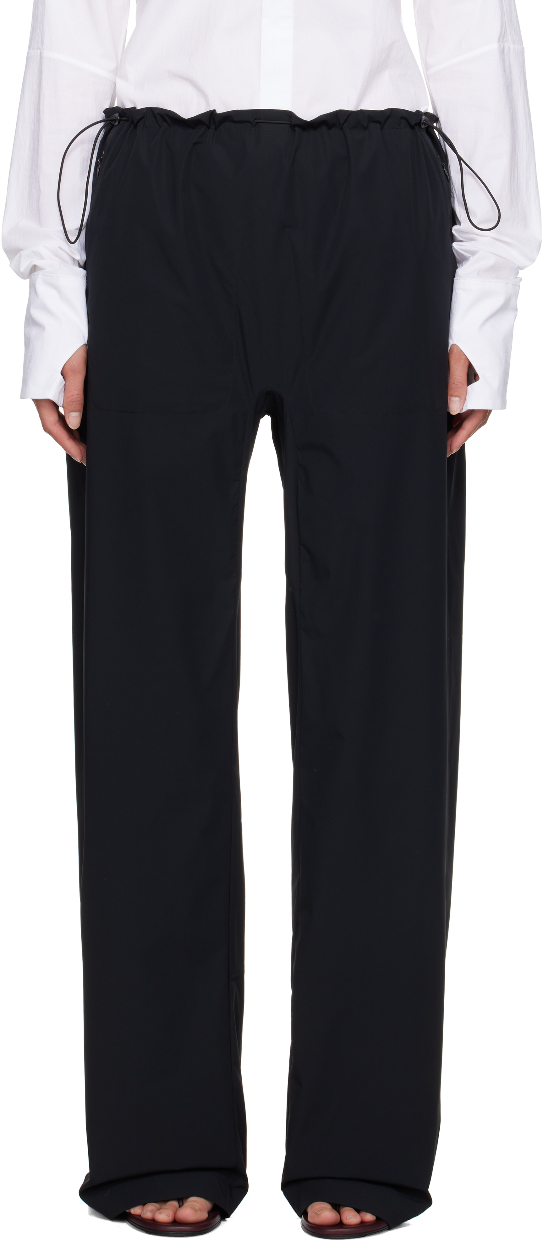 Black Cover Trousers