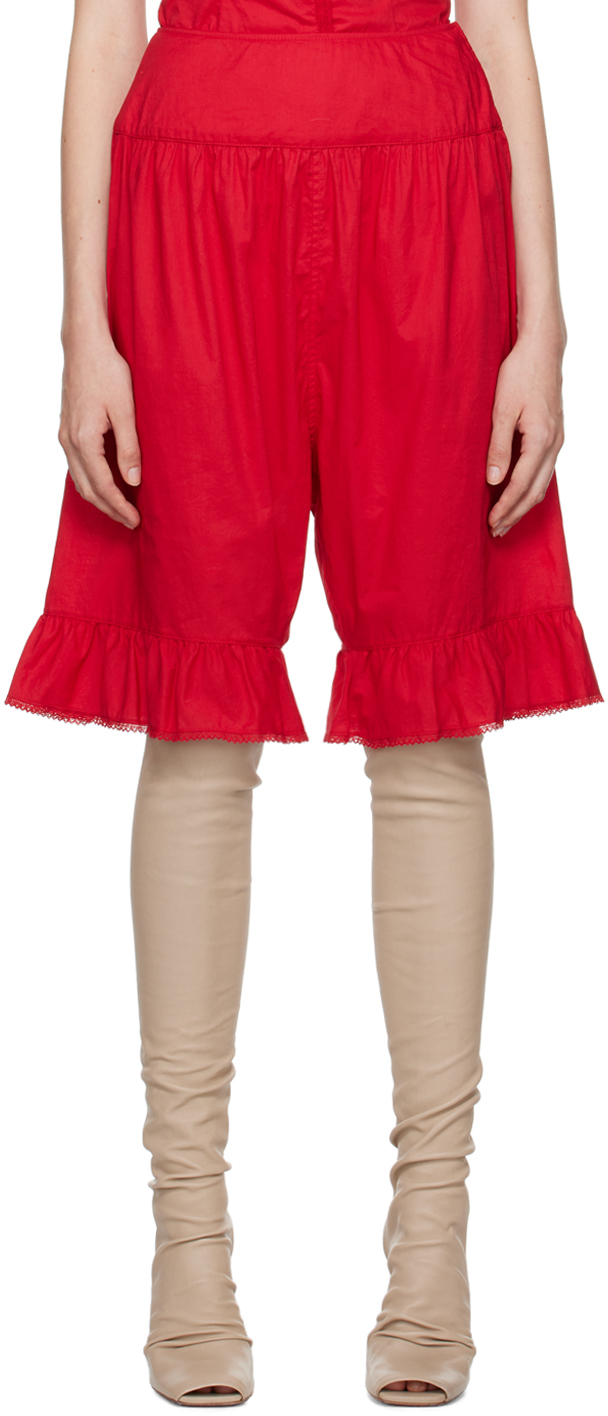 【関税込み】COLLEEN ALLEN SSENSE限定 レッド Victorian ブルマ Colleen Allen for Women FW25 Collection | SSENSE