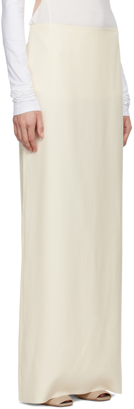 COLLEEN ALLEN BEIGE STRAIGHT MAXI SKIRT 