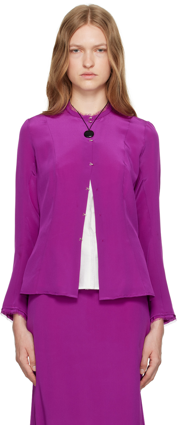 SSENSE Exclusive Purple Victorian Blouse